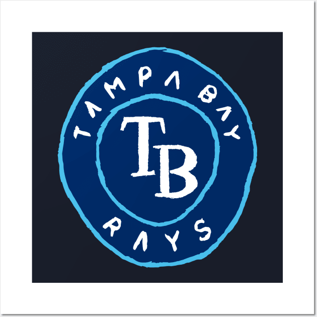 Tampa Bay Raaaays 04 Wall Art by Very Simple Graph